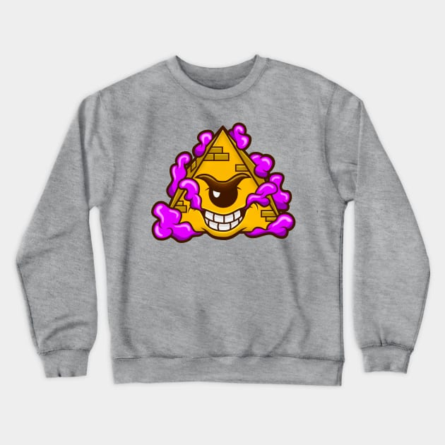 Pyramid eye Crewneck Sweatshirt by janlangpoako